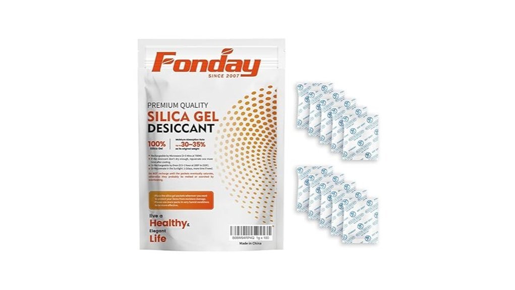 silica gel desiccant packets