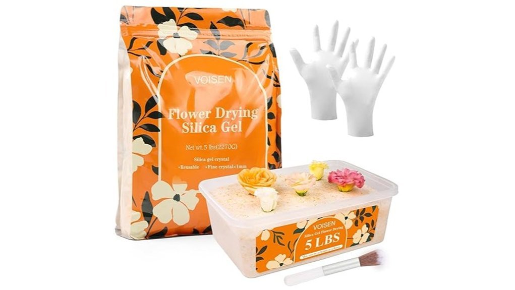 silica gel flower preservation
