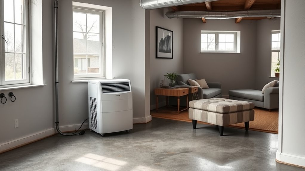 size dehumidifier by area
