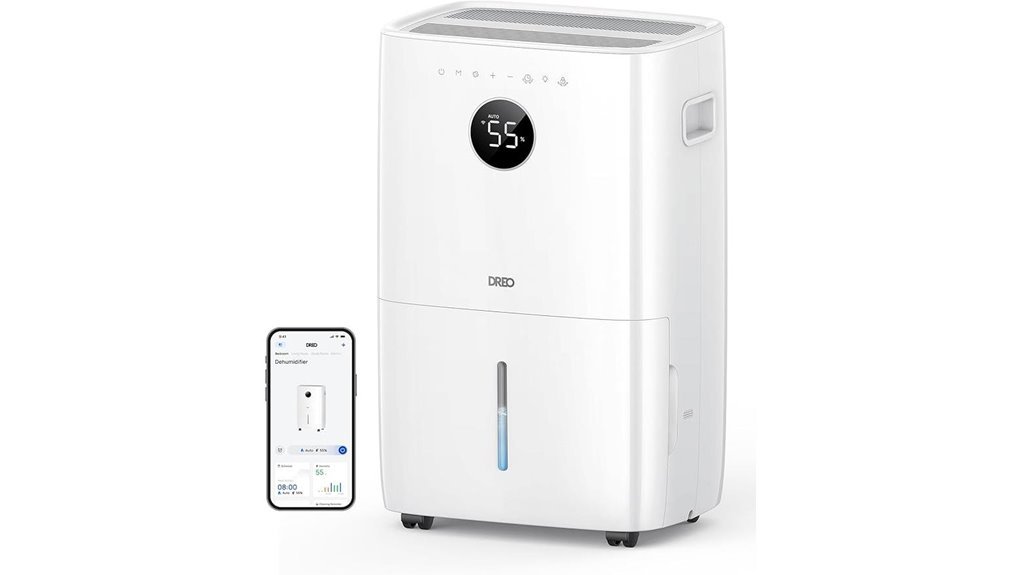 smart 110 pint dehumidifier device