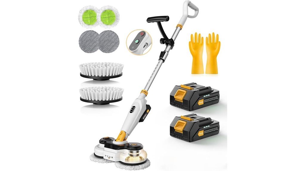 smart cordless spin mop