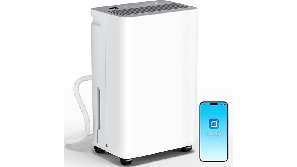 smart dehumidifier with hose