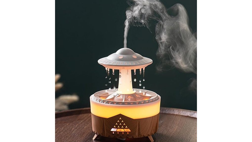 soothing raindrop humidifier experience