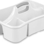 spacious divided cleaning caddy