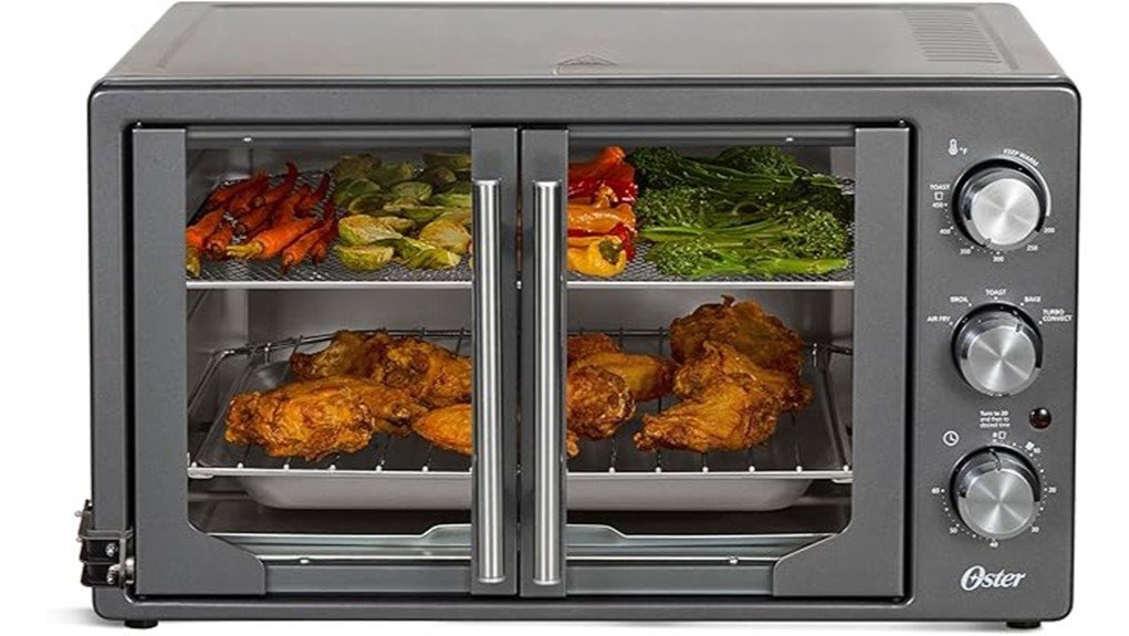 spacious versatile cooking appliance