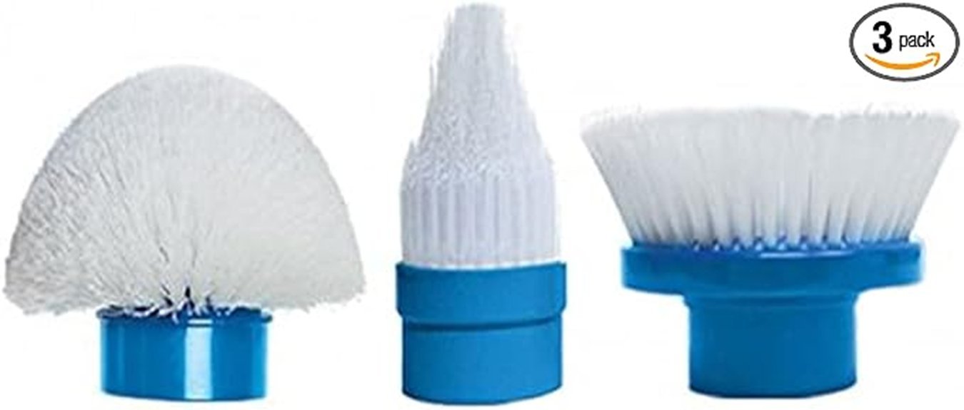spin scrubber replacement brushes