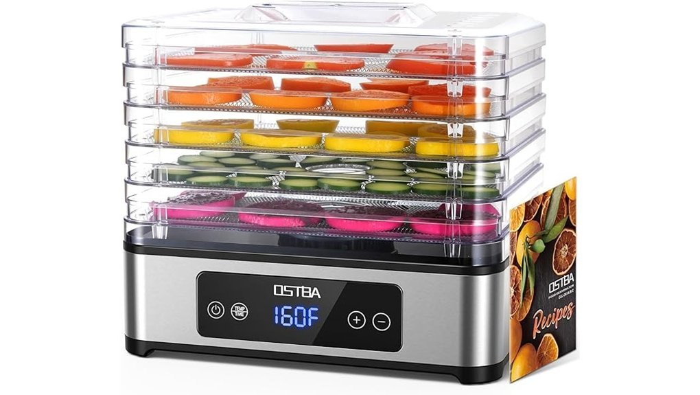 stainless steel food dehydrator