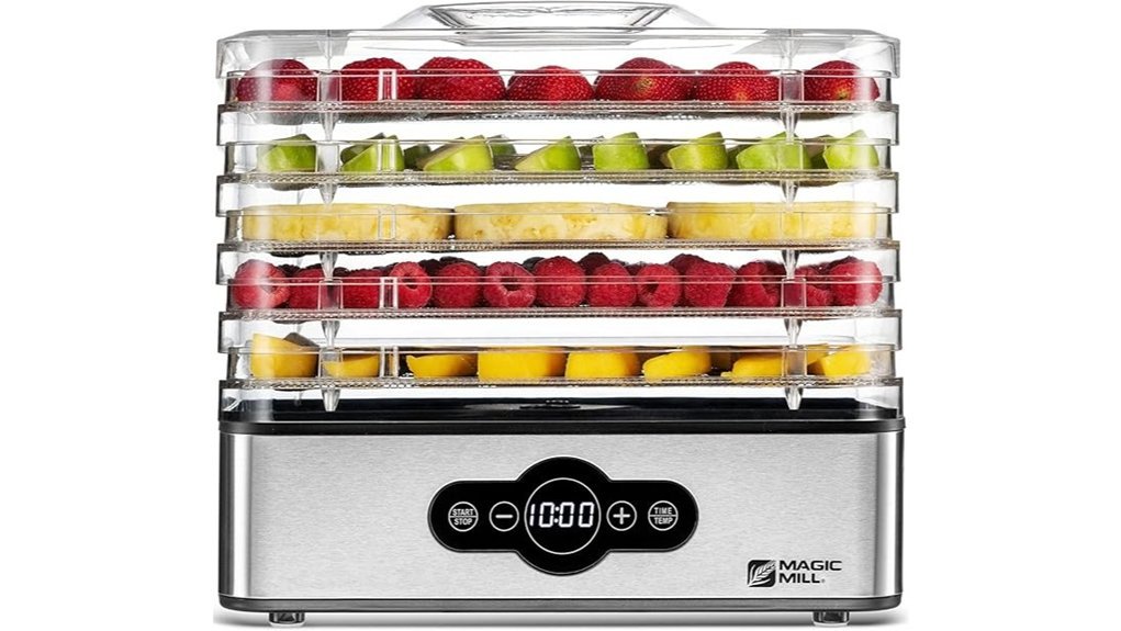 stainless steel food dehydrator