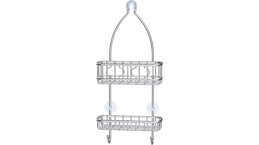 stainless steel shower caddy