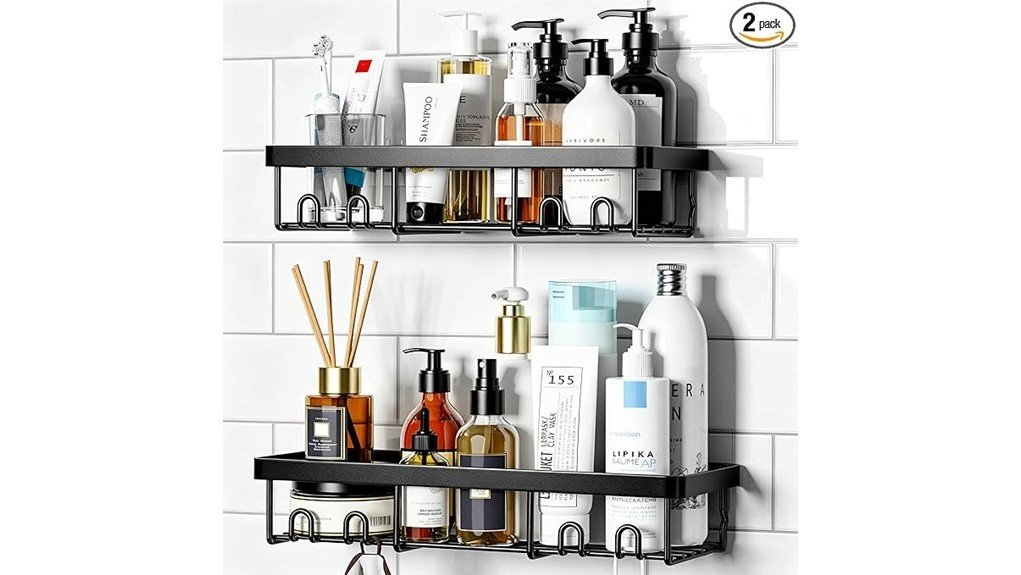 stylish home shower organizer