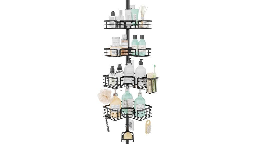 stylish shower organization solution