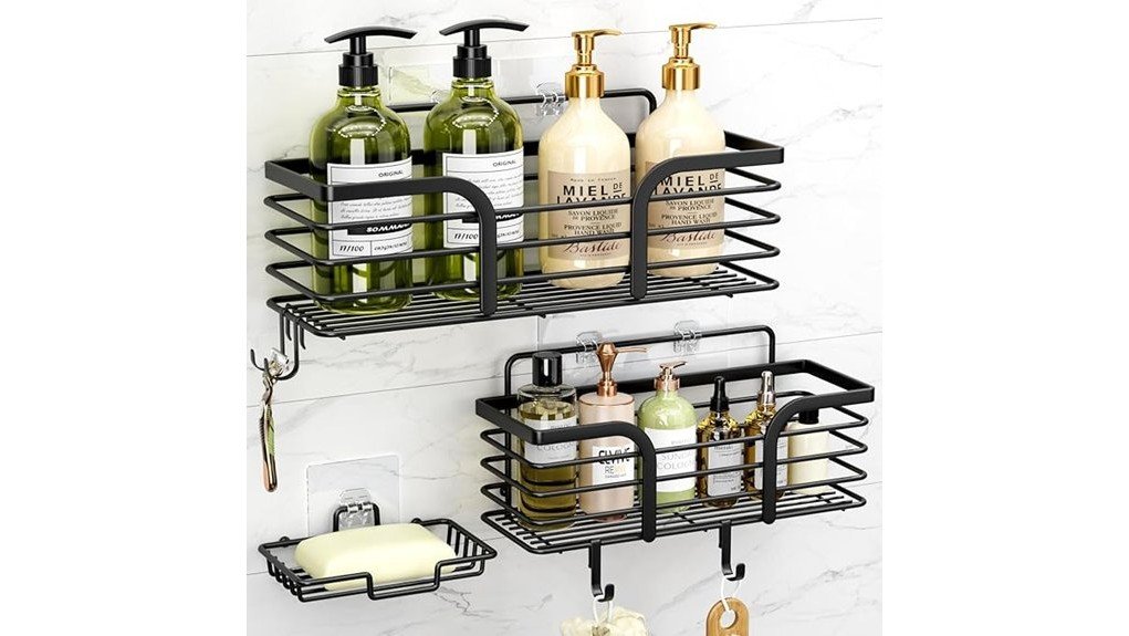 stylish shower organization solution