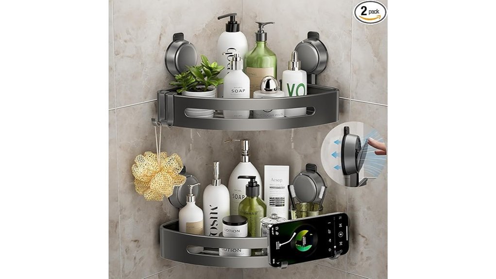 suction cup corner organizer