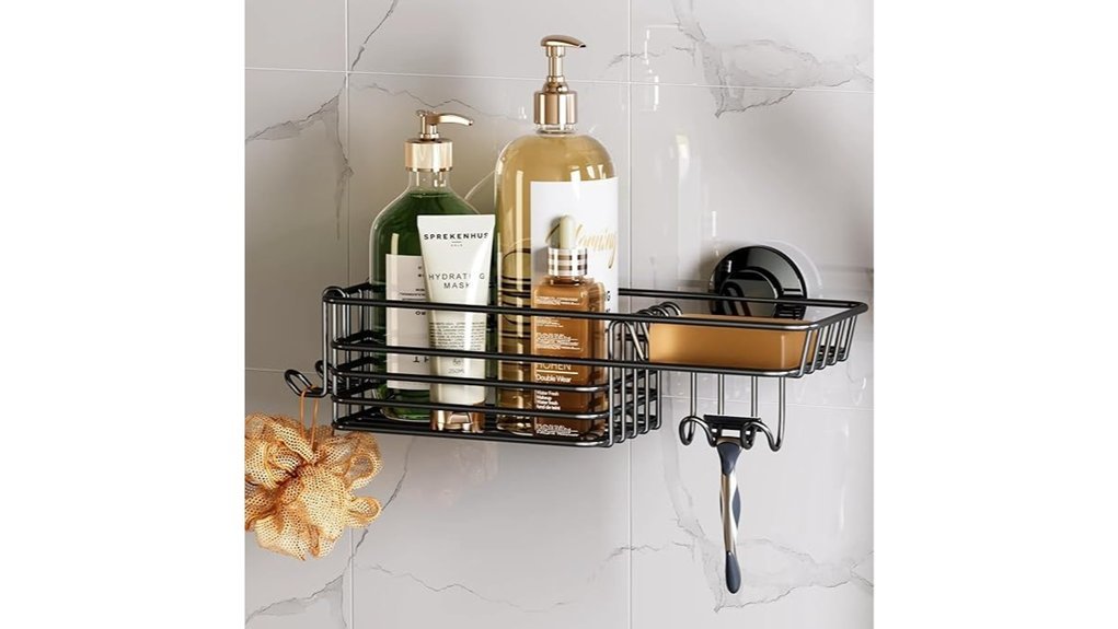 suction cup shower organizer