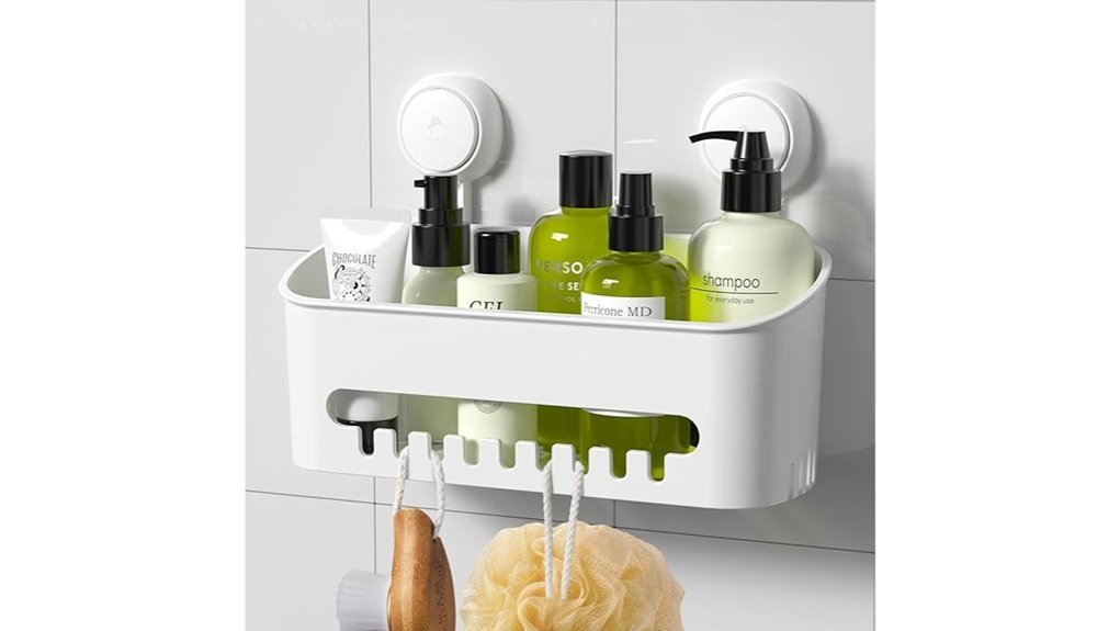 suction cup shower organizer