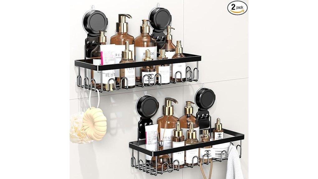 suction cup shower organizer