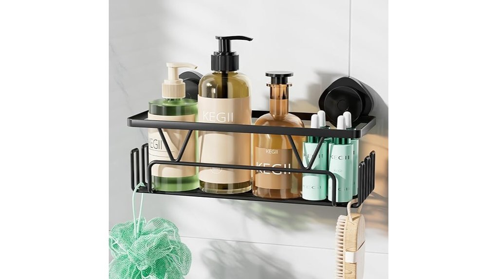 suction cup shower organizer