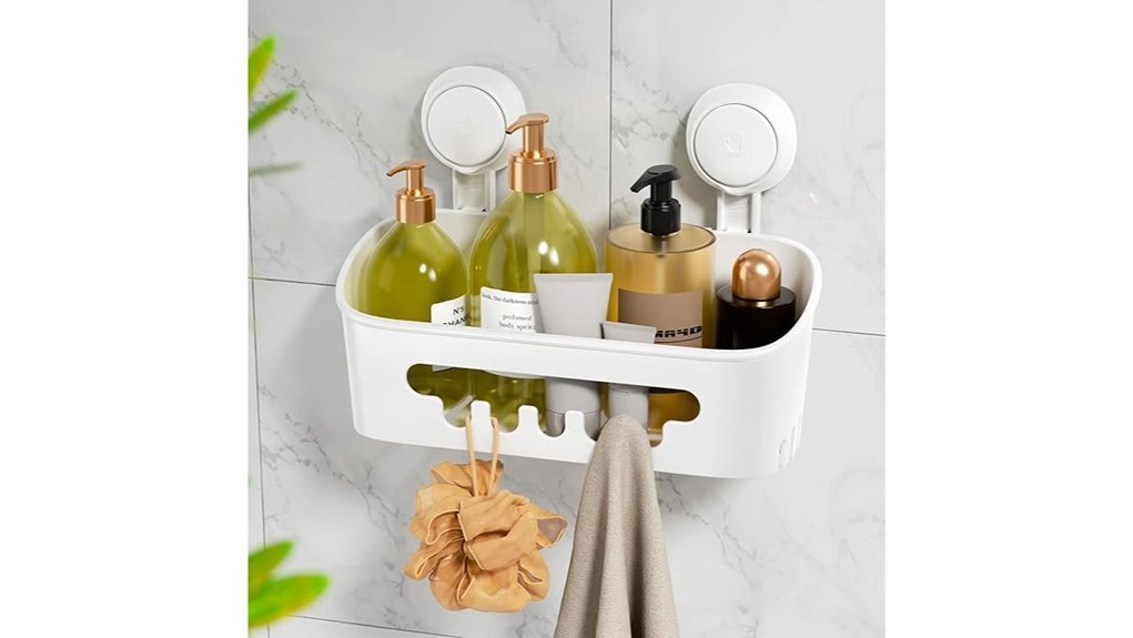 suction cup shower organizer