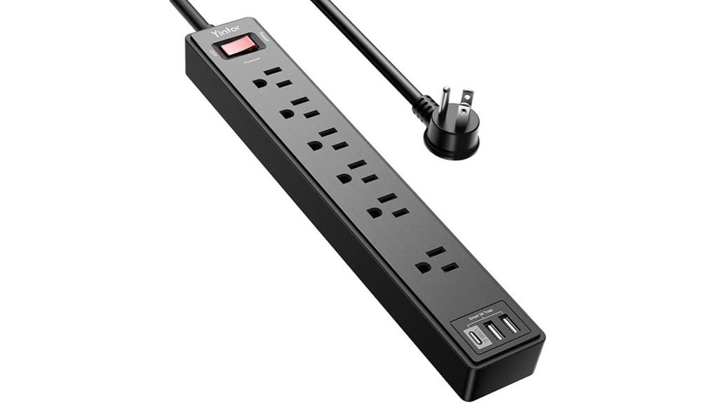 surge protector with outlets