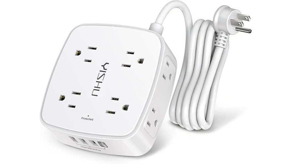 surge protector with usbs