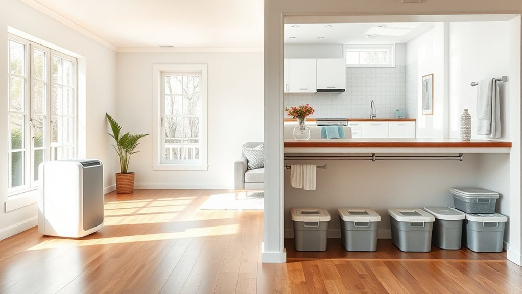 targeted room dehumidification approach