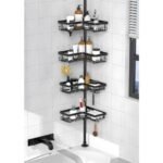 tension pole shower organizer