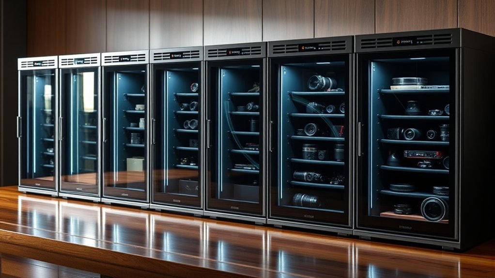 top camera dry cabinets