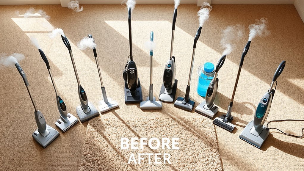 top carpet steam mops