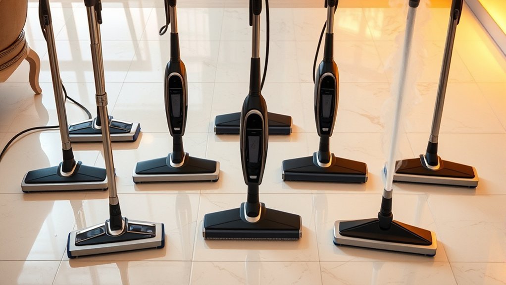 top corded steam mops