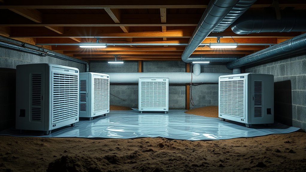 top crawl space dehumidifiers