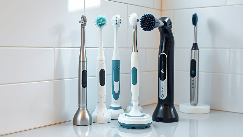 top electric spin scrubbers