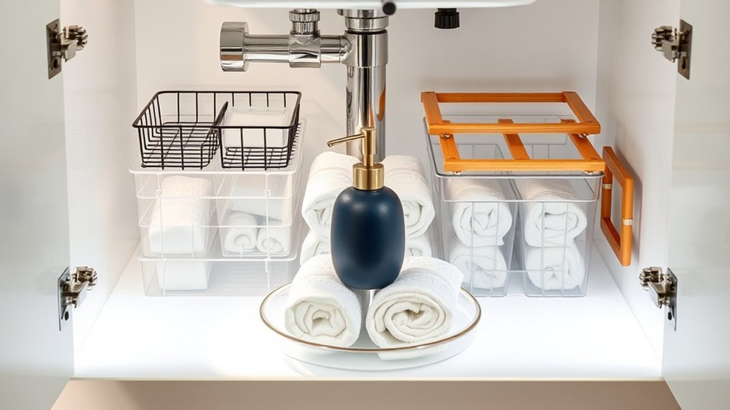 top target under sink organizers