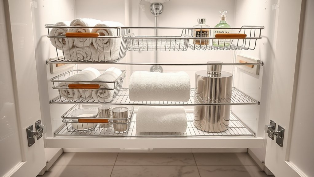 top under sink organizers