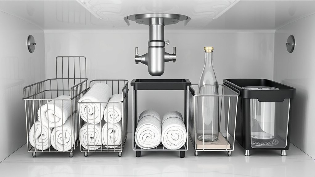 top under sink organizers