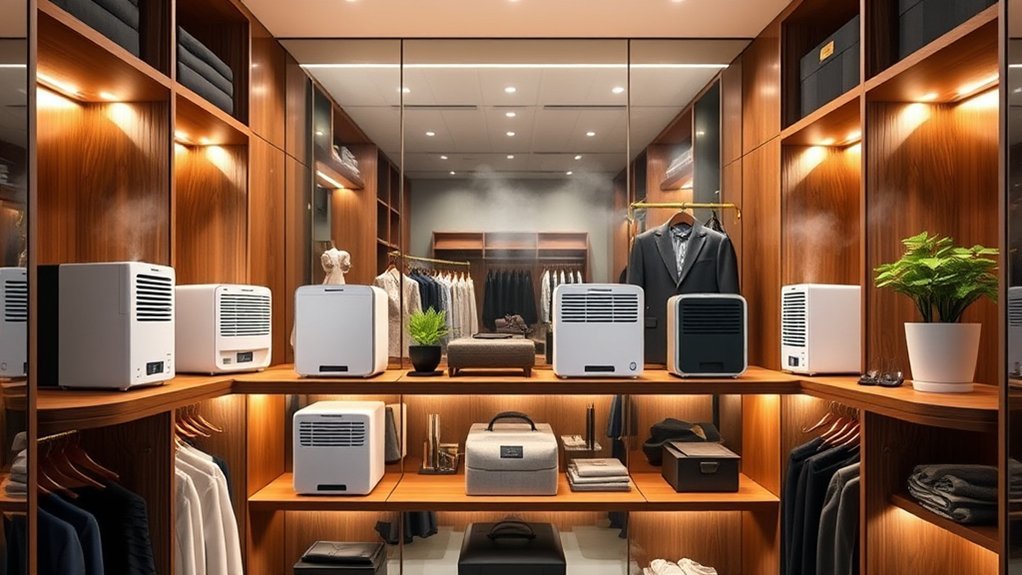 top walk in closet dehumidifiers
