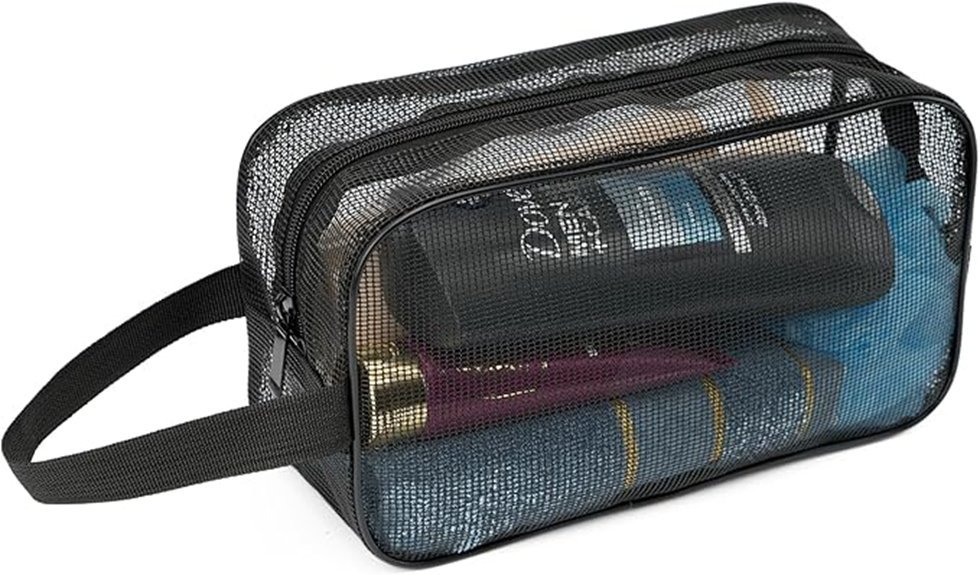 travel friendly mesh caddy