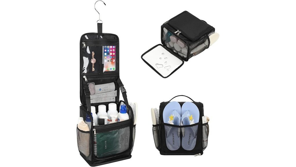 travel toiletry organizer caddy