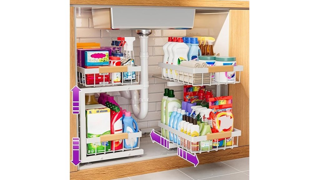 under sink drawer organizer