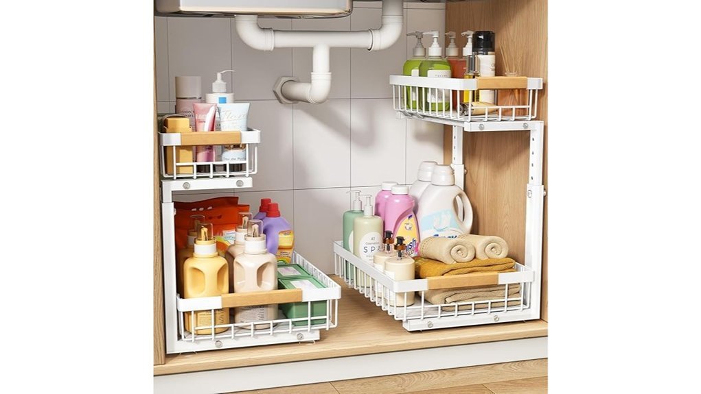 under sink organizer set