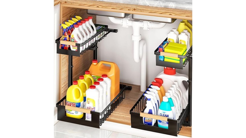 under sink organizer set