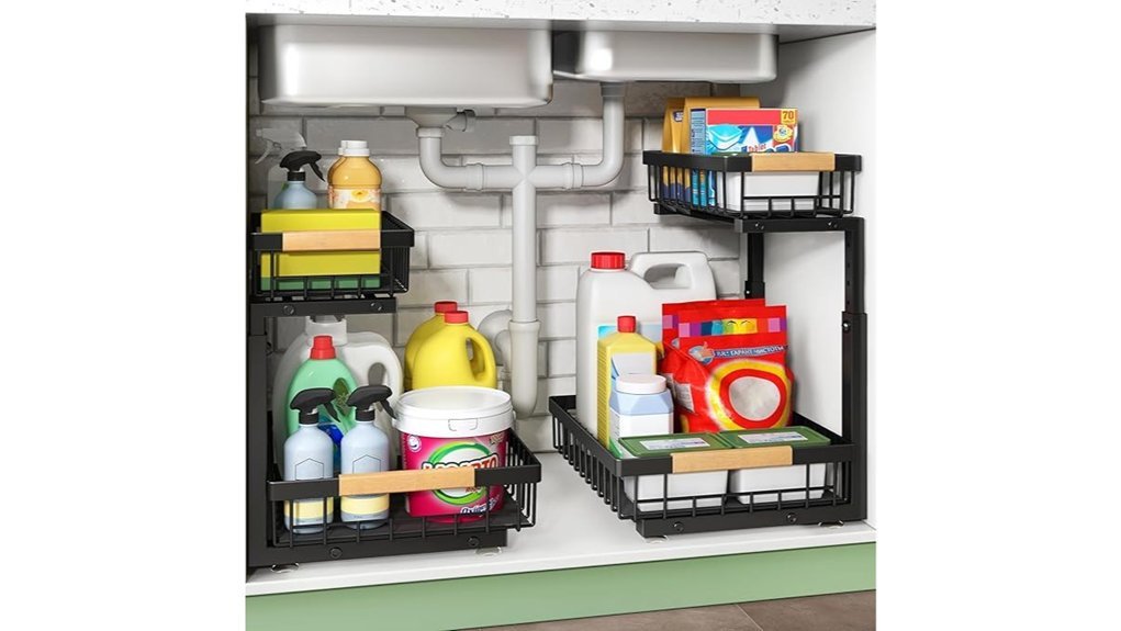 under sink organizer set