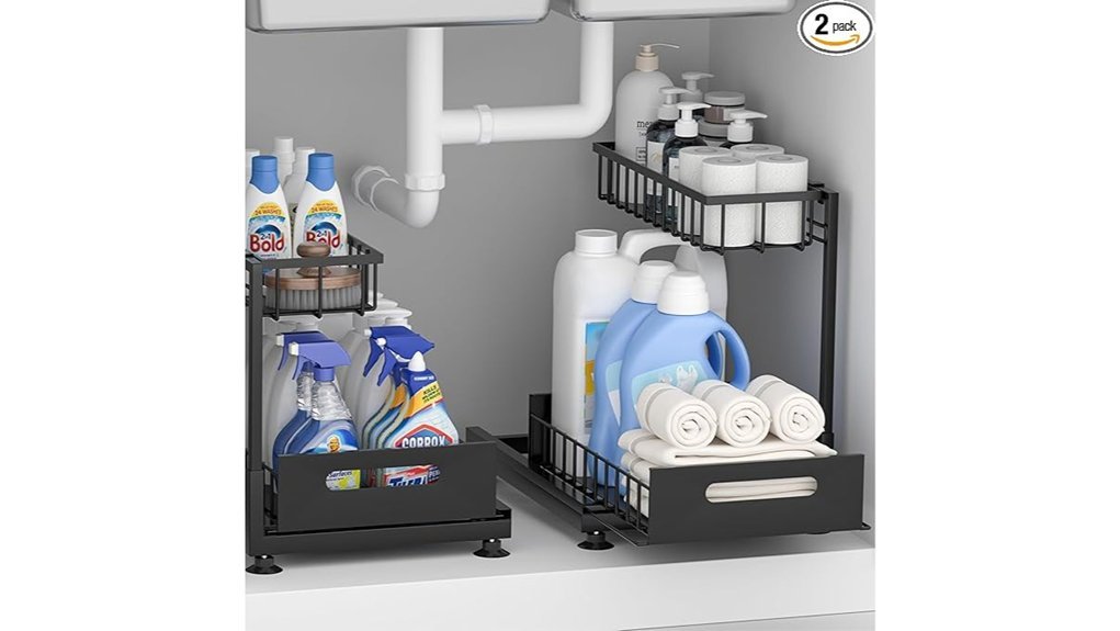 under sink organizer set