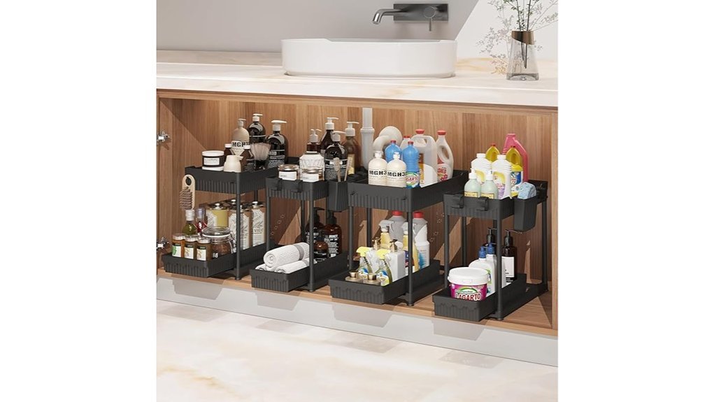 under sink organizer set