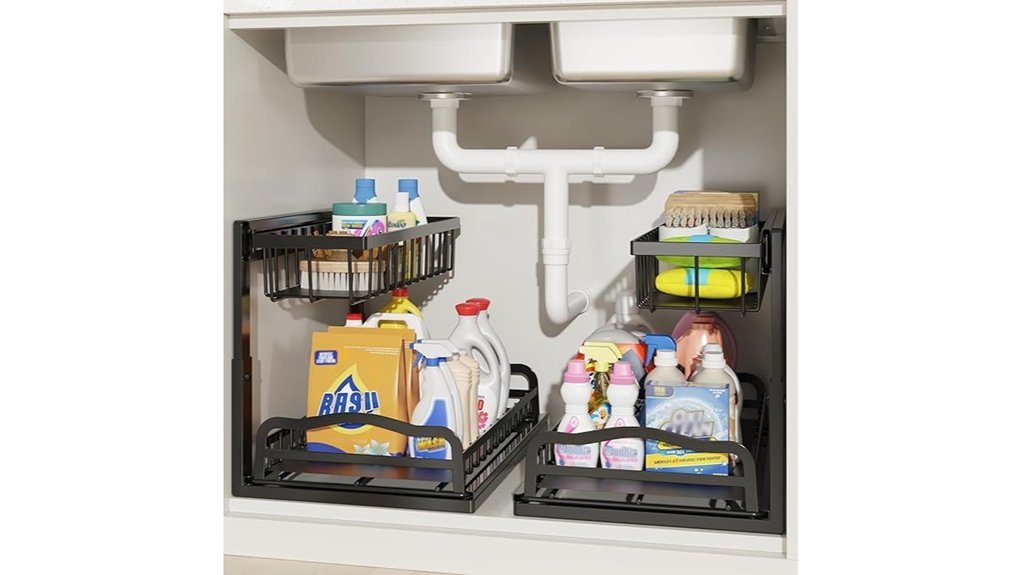 under sink organizer set