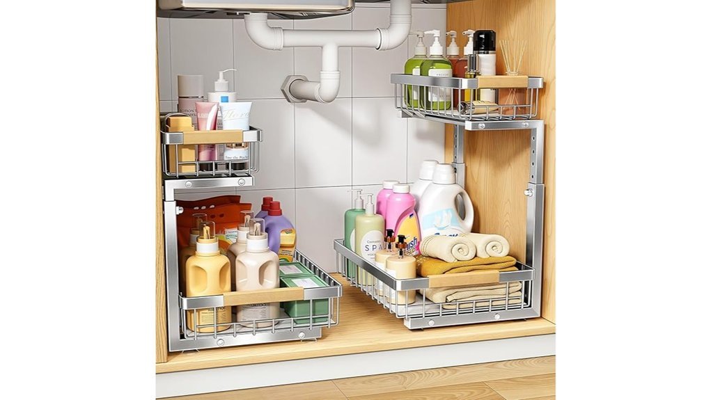 under sink organizer set