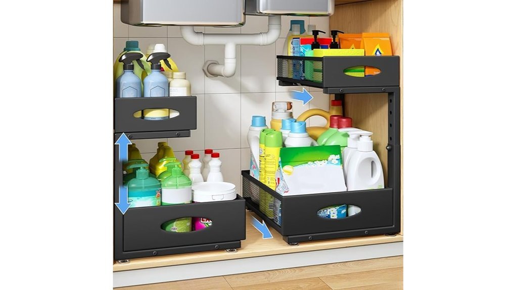 under sink pull out organizer