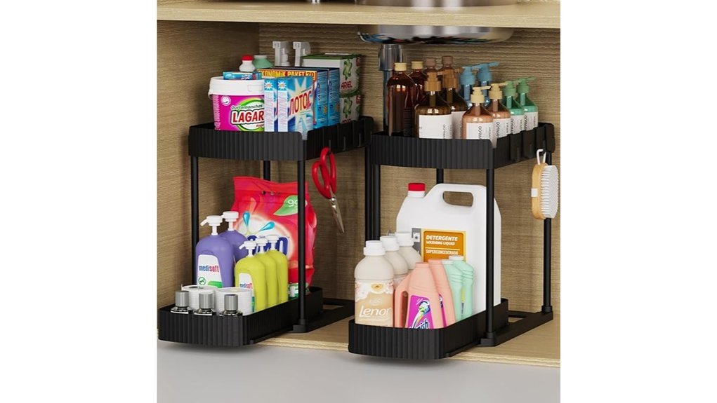 under sink storage organizers