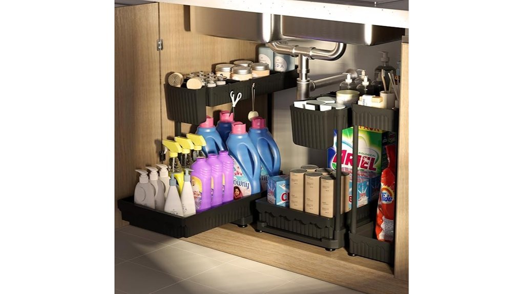 under sink storage organizers