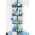 versatile corner shower storage