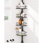 versatile corner shower storage